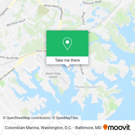 Colombian Marina map