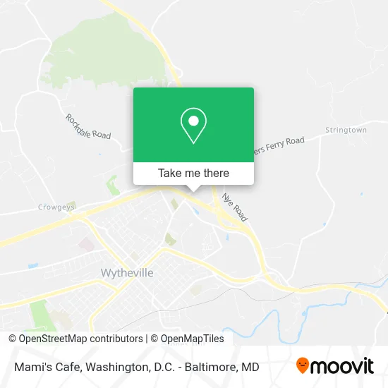 Mami's Cafe map