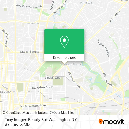 Foxy Images Beauty Bar map