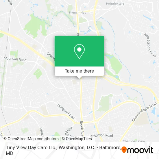 Tiny View Day Care Llc. map