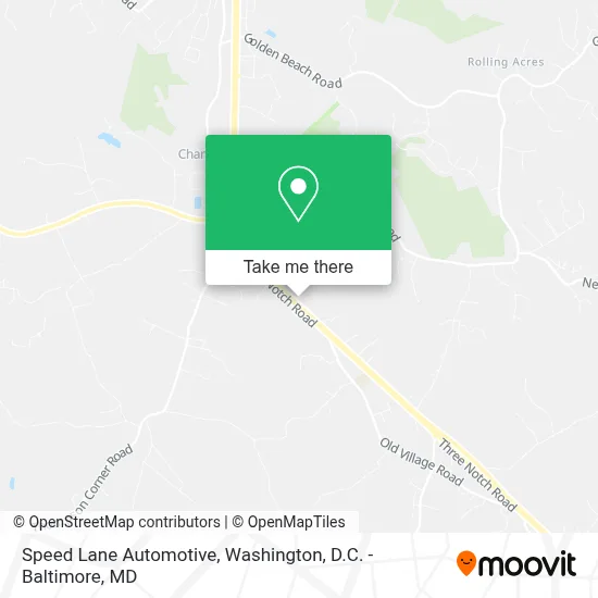 Speed Lane Automotive map