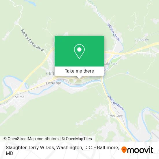 Slaughter Terry W Dds map