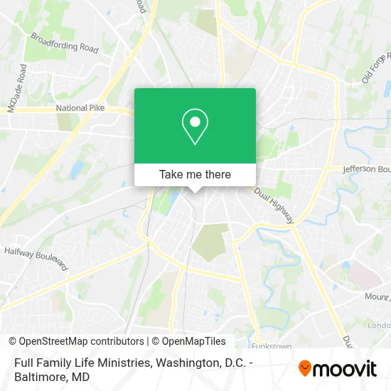 Full Family Life Ministries map