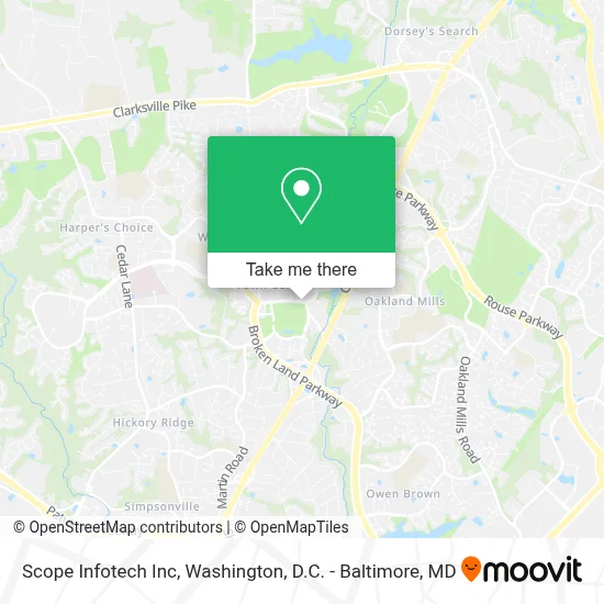 Scope Infotech Inc map