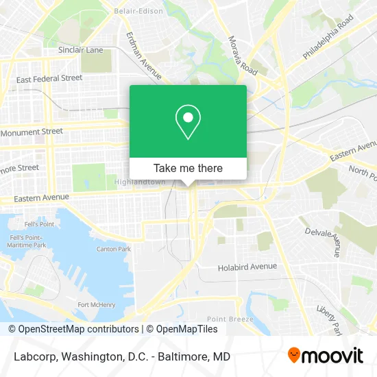 Labcorp map