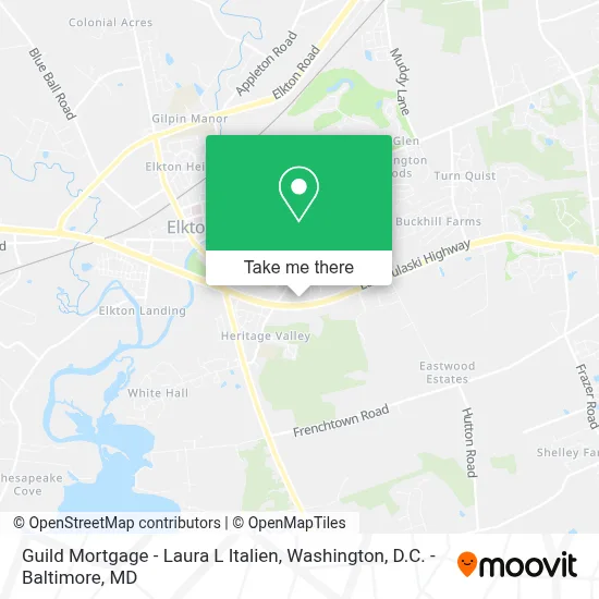 Guild Mortgage - Laura L Italien map