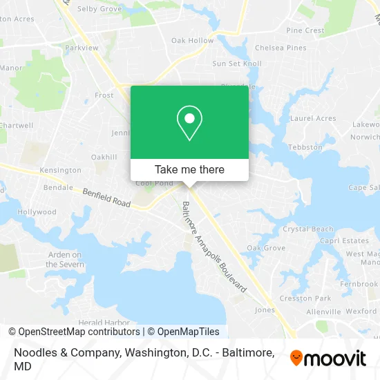 Noodles & Company map