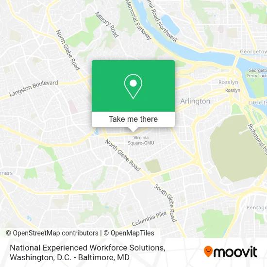 National Experienced Workforce Solutions map
