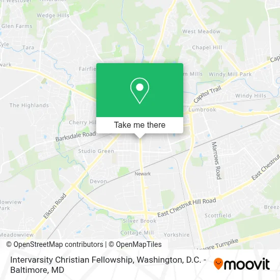 Intervarsity Christian Fellowship map
