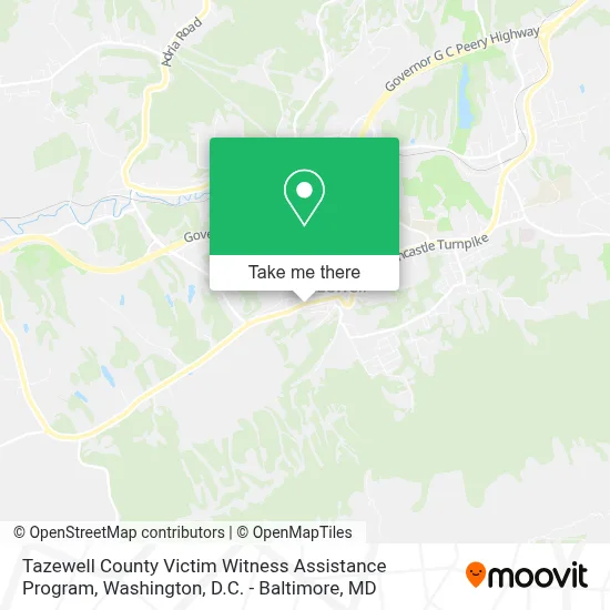 Tazewell County Victim Witness Assistance Program map