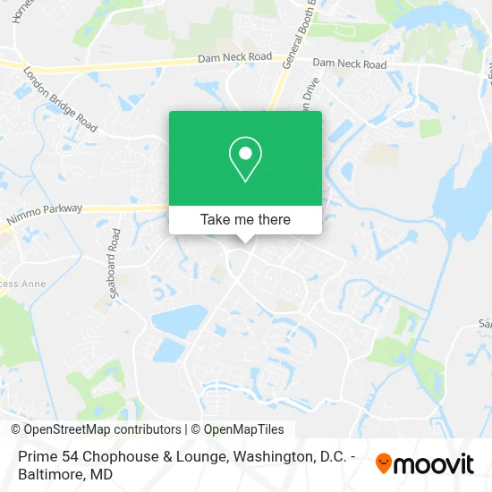 Prime 54 Chophouse & Lounge map