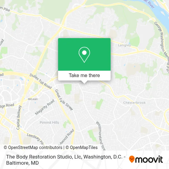The Body Restoration Studio, Llc map