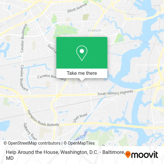 Help Around the House map