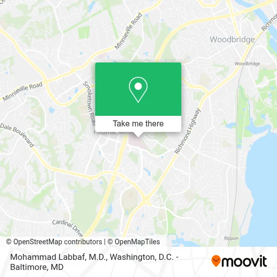 Mohammad Labbaf, M.D. map