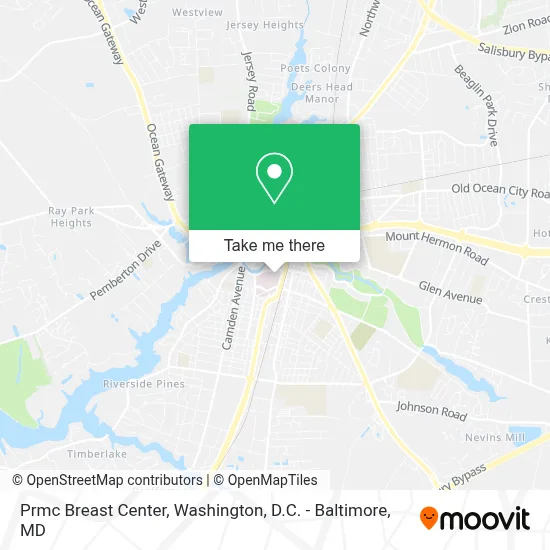 Prmc Breast Center map