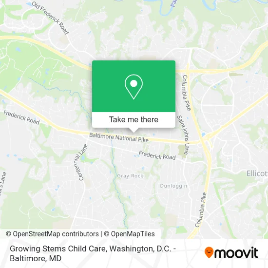 Growing Stems Child Care map
