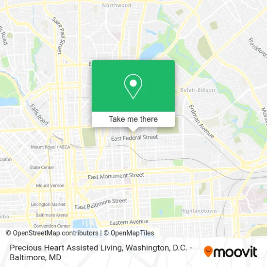 Precious Heart Assisted Living map