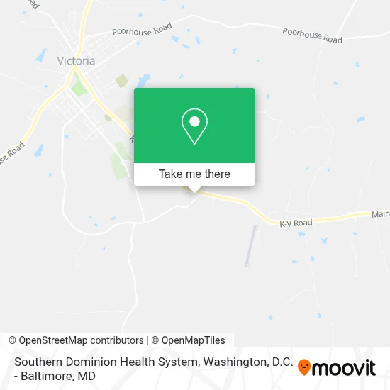 Southern Dominion Health System map