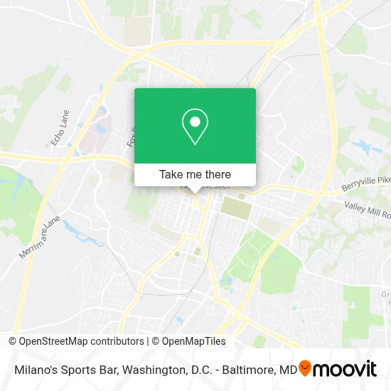 Milano's Sports Bar map