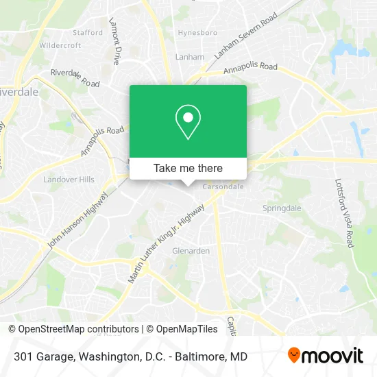 301 Garage map