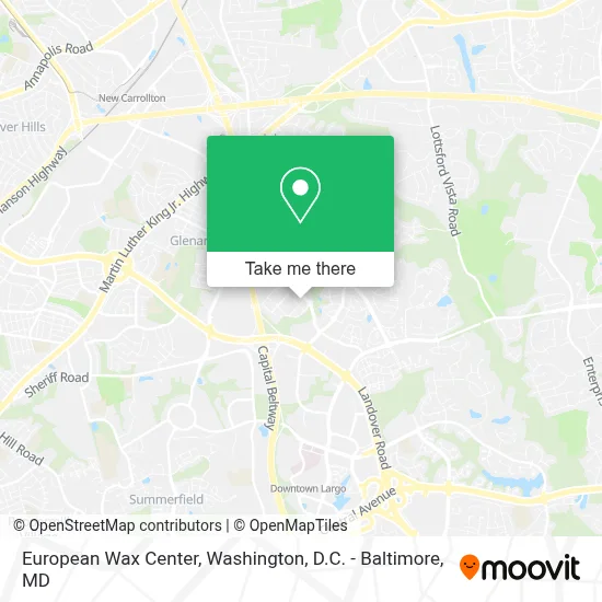 European Wax Center map