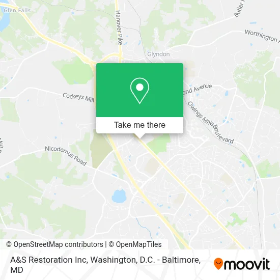 A&S Restoration Inc map