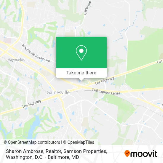 Sharon Ambrose, Realtor, Samson Properties map