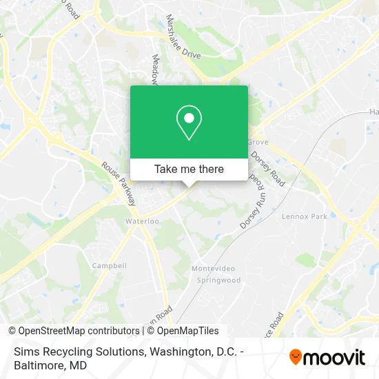 Sims Recycling Solutions map