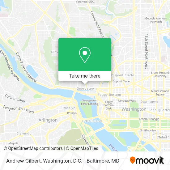 Andrew Gilbert map