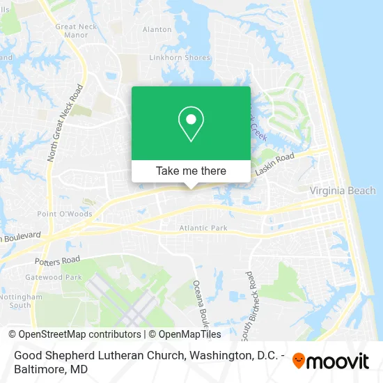 Good Shepherd Lutheran Church map