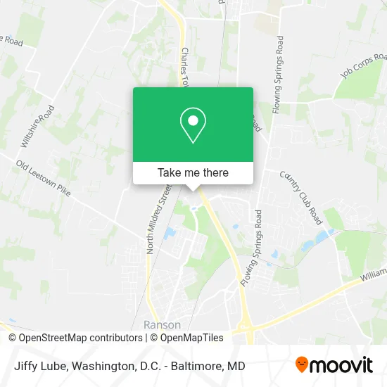 Jiffy Lube map