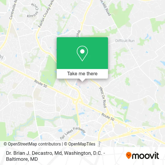 Dr. Brian J. Decastro, Md map