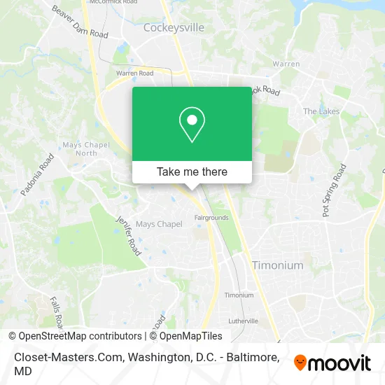 Closet-Masters.Com map