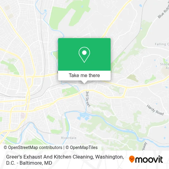 Greer's Exhaust And Kitchen Cleaning map