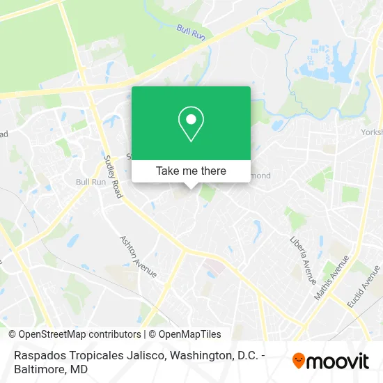 Raspados Tropicales Jalisco map