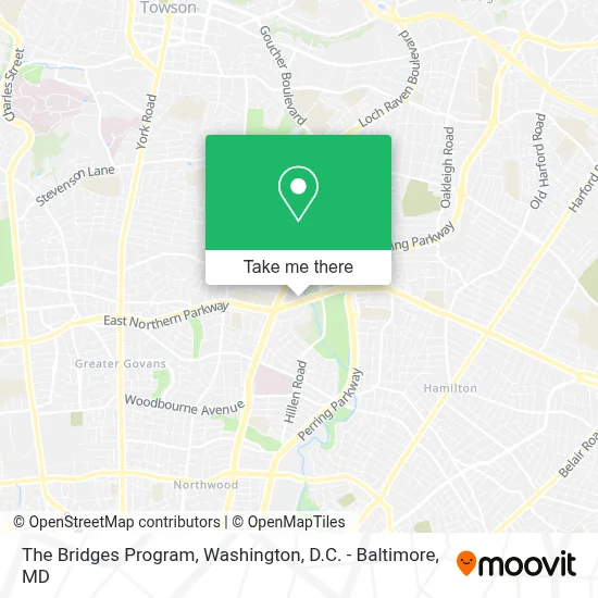 The Bridges Program map