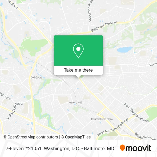 7-Eleven #21051 map