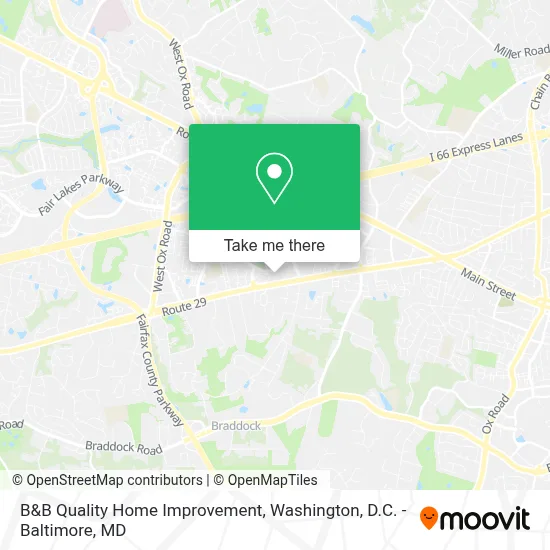 B&B Quality Home Improvement map