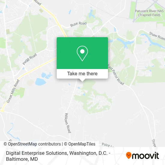 Digital Enterprise Solutions map