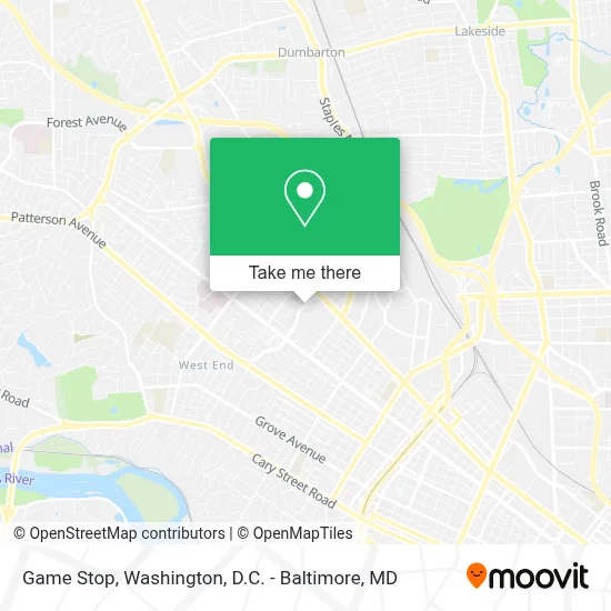 Game Stop map