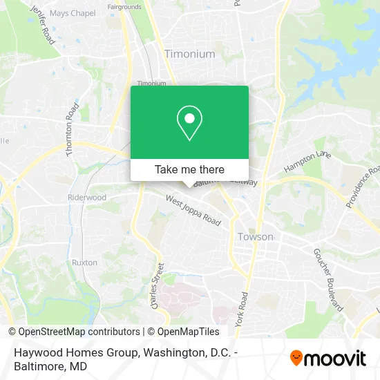Haywood Homes Group map