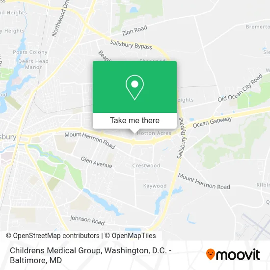 Childrens Medical Group map