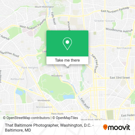 That Baltimore Photographer map