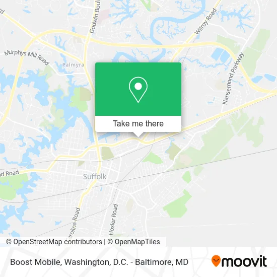 Boost Mobile map