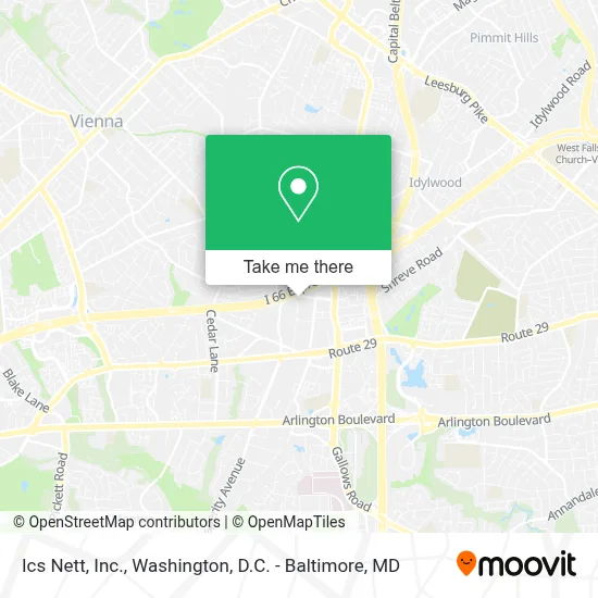 Ics Nett, Inc. map