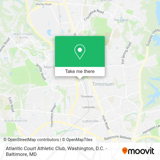 Atlantic Court Athletic Club map