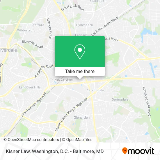 Kisner Law map