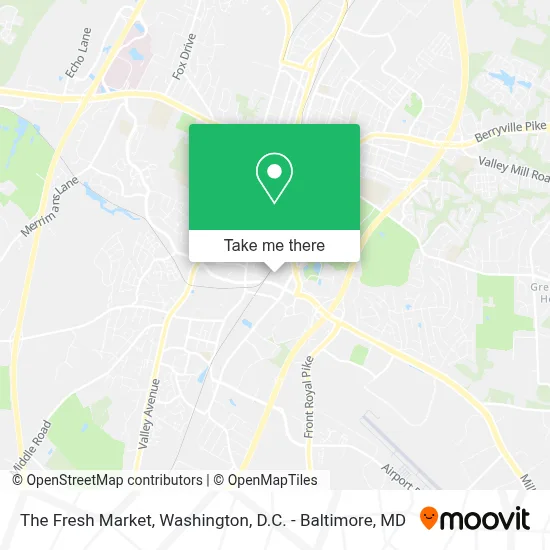 The Fresh Market map