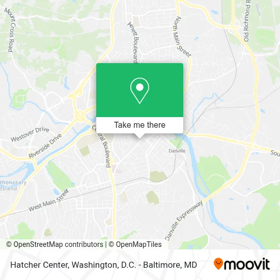 Hatcher Center map