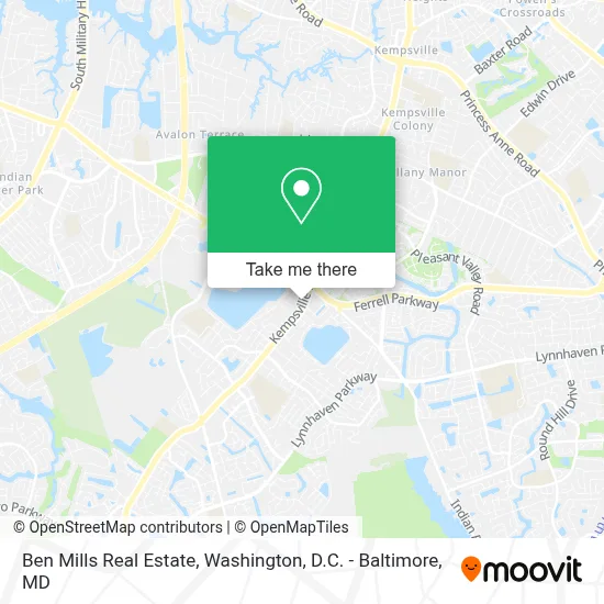 Ben Mills Real Estate map